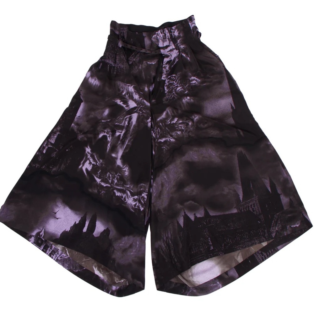 A/W 2008 Y's Yohji Yamamoto Gothic Print Trousers